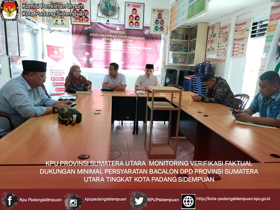 Kegiatan KPU Kota Padang Sidempuan